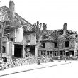 Nuneaton.  Manor Court Road, bomb damage