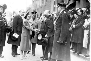 Nuneaton.  George VI & Queen Elizabeth visit