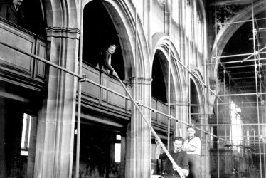 Nuneaton.  St Nicolas church restoration