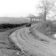 Ansley.  Road works