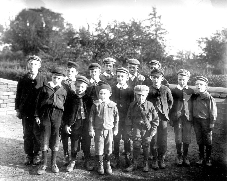 Group of schoolboys, Astley.  1899 |  IMAGE LOCATION: (Nuneaton Library)