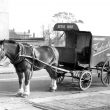 Bedworth.  Horse drawn bread delivery van