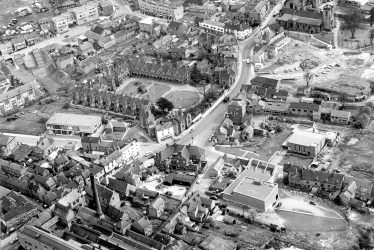 Bedworth.  Ariel view