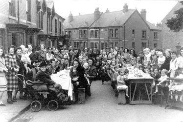 Nuneaton.  V.J. day street party