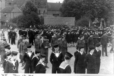 Nuneaton.  V.E. parade