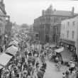 Nuneaton.  Market Place on market day
