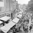 Nuneaton.  Market Place on market day