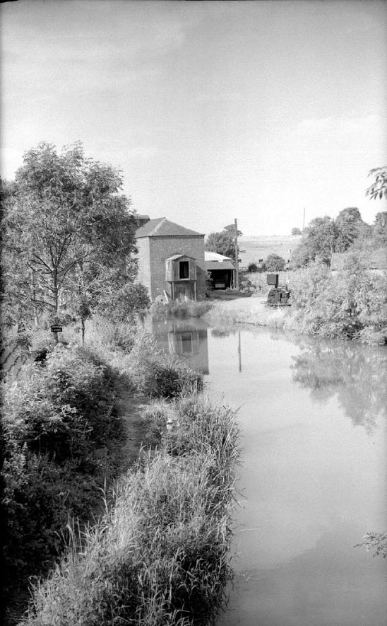 View from the canal bridge near Brinklow railway station.  1961 |  IMAGE LOCATION: (Warwickshire County Record Office)