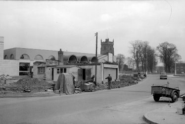 Nuneaton.  Abbey Service Station