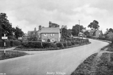 Ansty.  Village scene