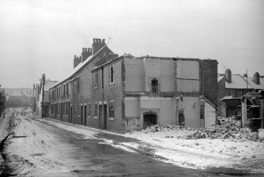 Nuneaton.  Windsor Street, demolition works