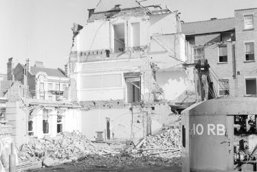 Nuneaton.  Newdegate Arms Hotel, demolition