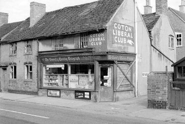Chilvers Coton.  Newspaper shop