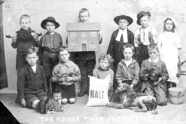 Coleshill.  Children enacting "The House that Jack built"