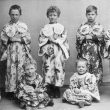 Coleshill.  Children dressed in "Japanese" costumes