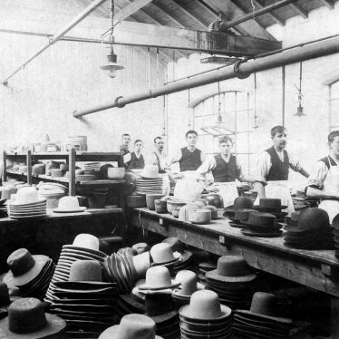Bedworth.  Luckman & Pickering's Hat Factory