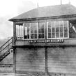 Arley.  Railway signal box