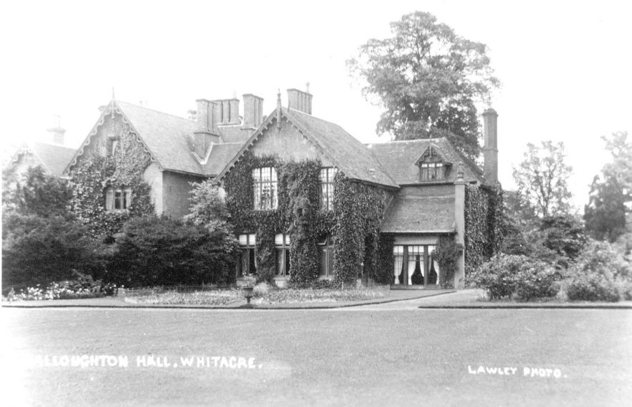 Halloughton Hall in the 1930s |  IMAGE LOCATION: (Warwickshire Museums. Photographic Collections.)
