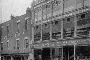 Leamington Spa.  Bedford Stores & Athenaeum Library