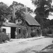 Ashorne.  Thatched cottage