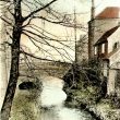 Nuneaton.  Mill Walk, town bridge