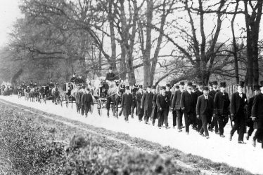 Ragley Hall.  Funeral of Marquis of Hertford