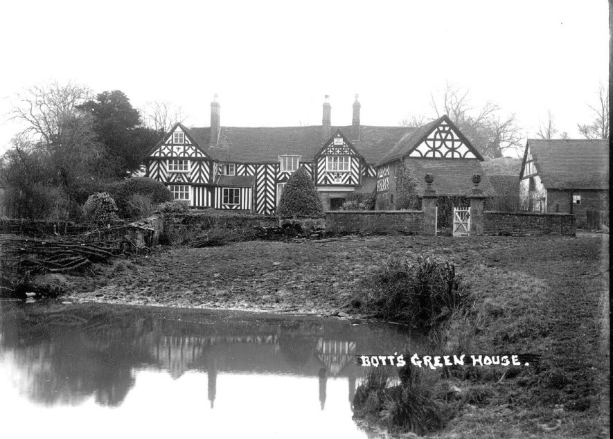 Bott's Green House, Nether Whitacre.  1930s |  IMAGE LOCATION: (Warwickshire County Record Office)
