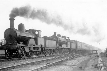 Shilton.  L.N.W.R. double engine express train
