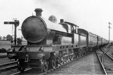 Shilton.  L.N.W.R. 4-6-0 down express