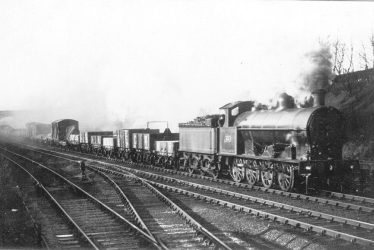 Shilton.  L.N.W.R. 0-8-0 goods train