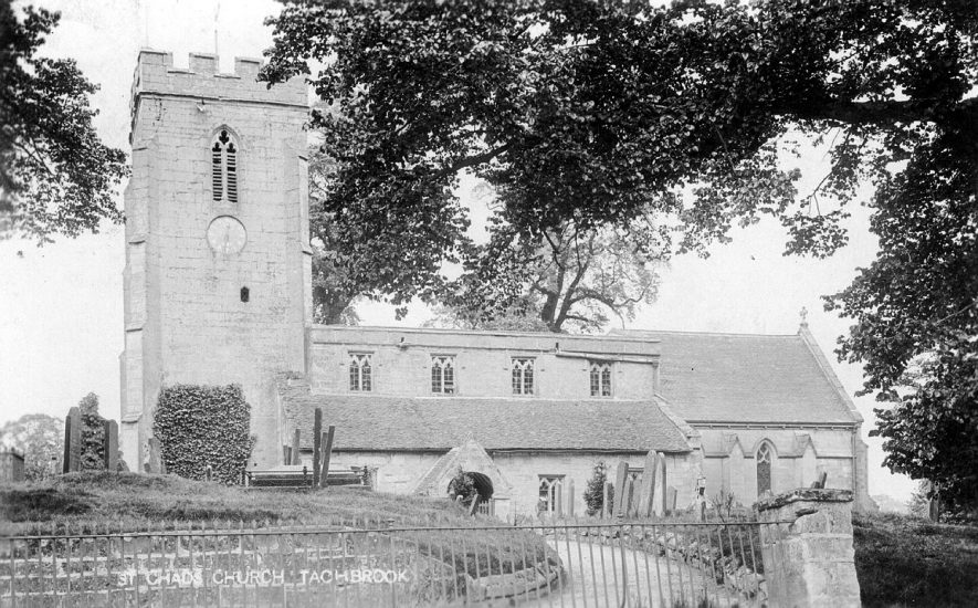 St Chad's church, Bishops Tachbrook.  1906 |  IMAGE LOCATION: (Warwickshire County Record Office)