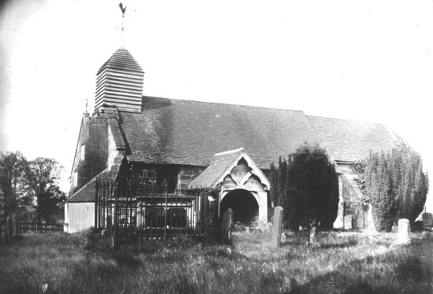 Exterior of St Margaret's church, Hunningham.  1950s |  IMAGE LOCATION: (Warwickshire Museums. Photographic Collections.)