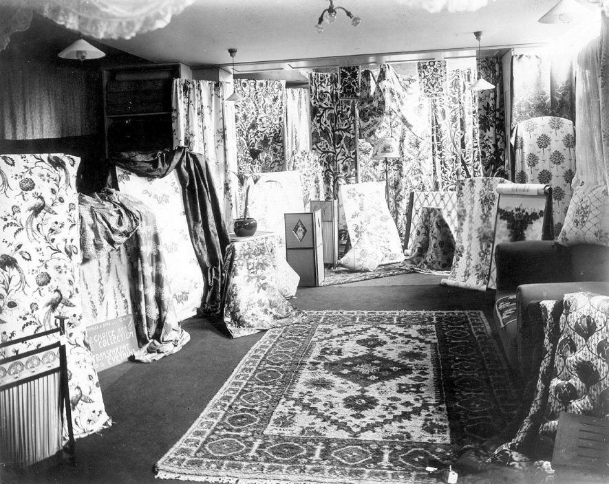 Part of the furnishings department at E. Francis & Sons Ltd. Bath Street, Leamington Spa.  1920s |  IMAGE LOCATION: (Warwickshire Museums. Photographic Collections.)