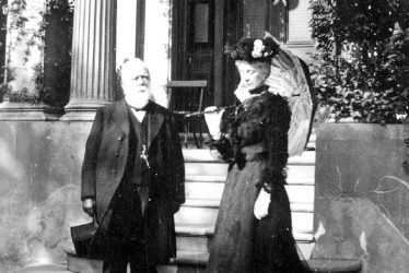 Leamington Spa.  Thomas and Mrs Cooke, Newbold House