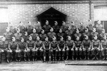Cubbington.  Group of members of Home Guard