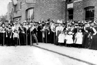 Cubbington.  Oddfellows' church parade