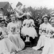 Cubbington.  Crowning the Carnival Queen