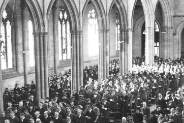 Leamington Spa.  All Saint's Church, memorial service