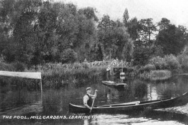 Leamington Spa.  Mill Gardens Pool