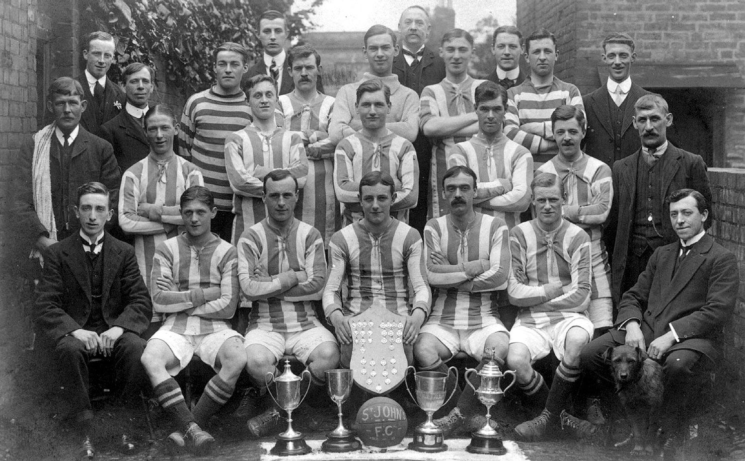 Leamington Spa. St John's Football Club Our Warwickshire