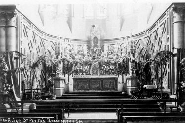 Leamington Spa.  St Peter's Church High Altar
