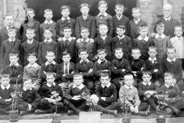 Leamington Spa.  Leicester Street Boy's School group