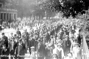 Leamington Spa.  Oddfellows' Procession