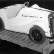 Leamington Spa.  Supercar model for fairground