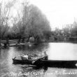Leamington Spa.  All Saint's Church from Mill Gardens