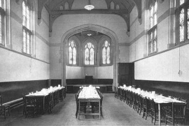 Leamington Spa.  College dining hall