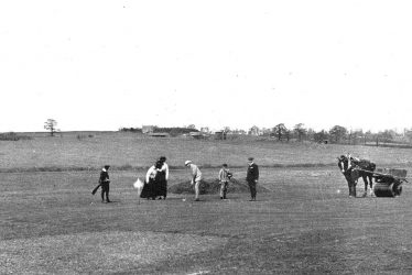Whitnash.  Golf Course, view from 9th tee