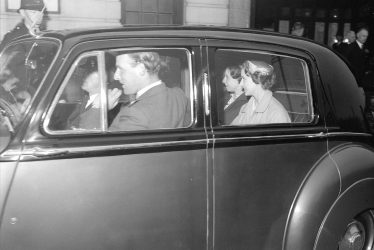 Leamington Spa.  Princess Margaret's visit