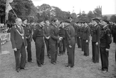 Leamington Spa.  Civil Defence parade
