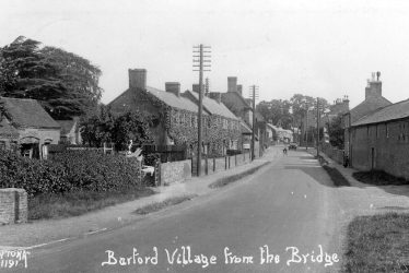 Barford.  Village street
